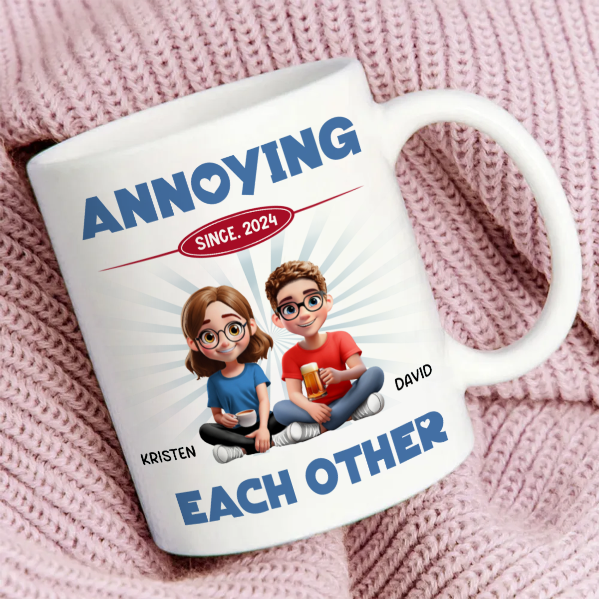 Annoying Each Other Couple I'm Yours No Refund - Personalized Mug