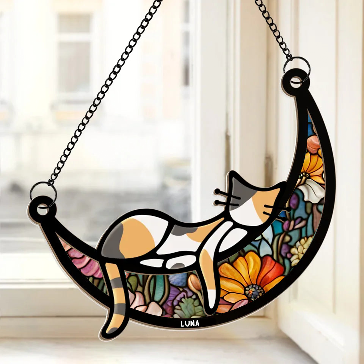 A Loving Heart At Rest, Forever Remembered - Memorial Personalized Window Hanging Suncatcher - Sympathy Gift For Pet Owners, Pet Lovers