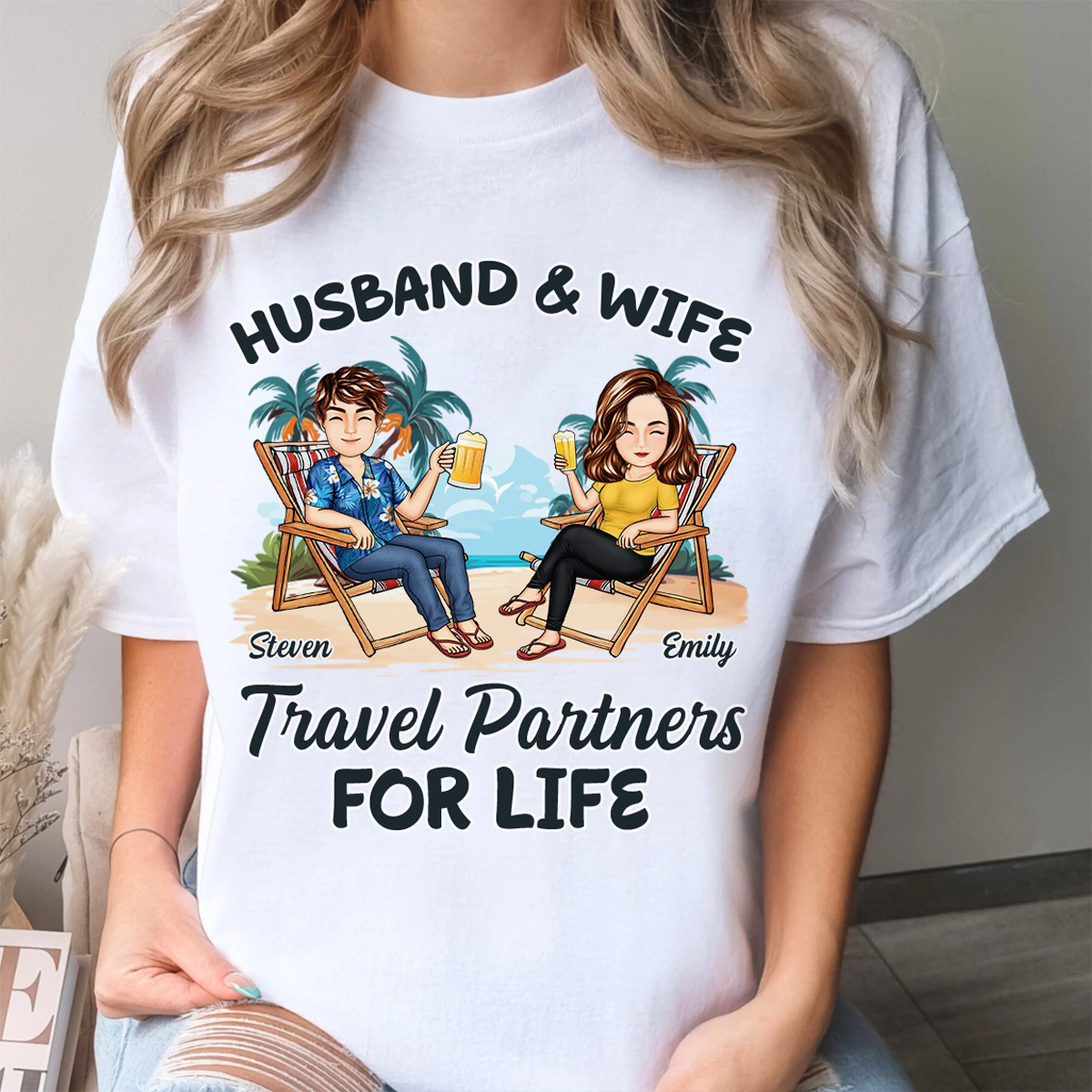 Travel Partners For Life - Personalized T Shirt