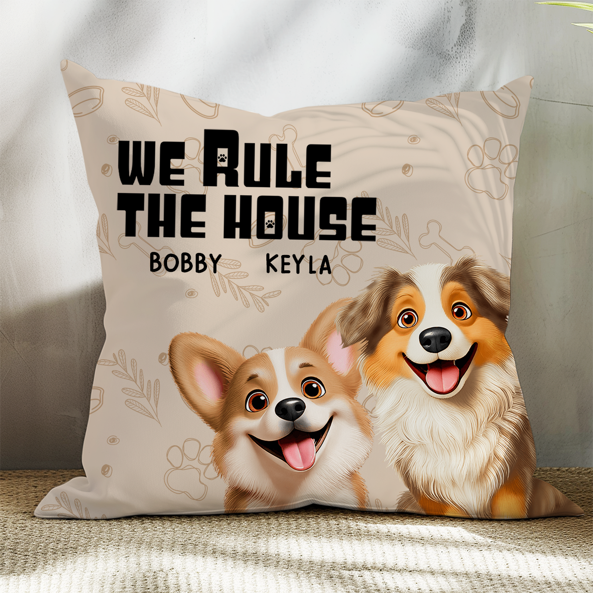 We Rule The House - Personalized Pillow