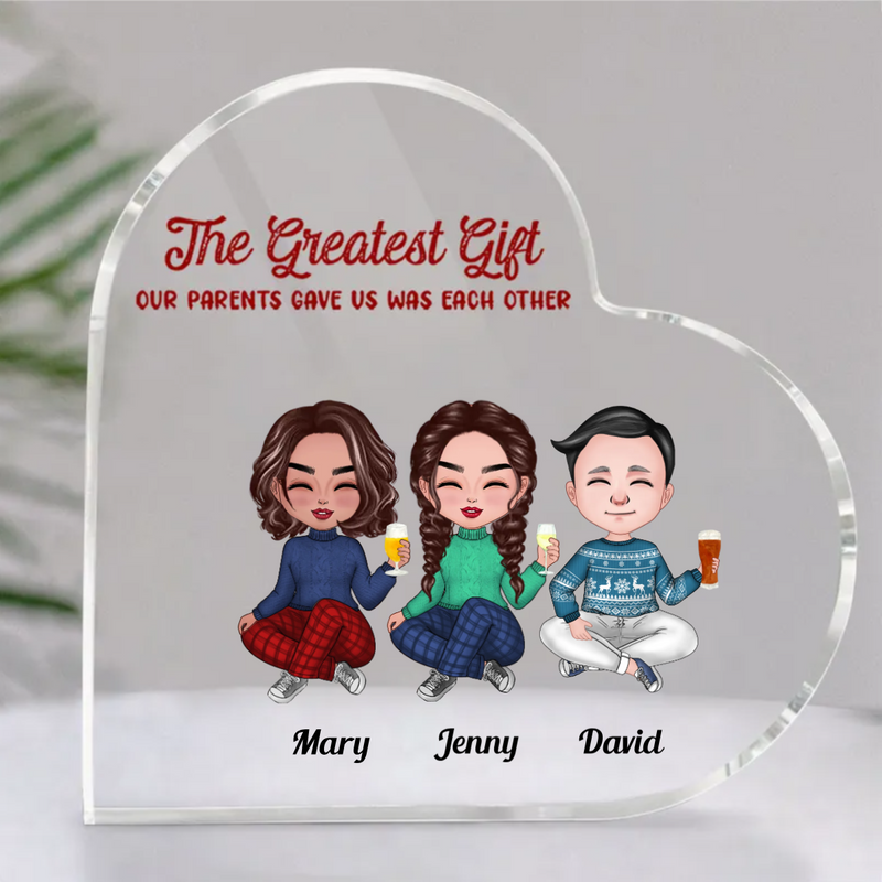 Family - Family Is Forever - Personalized Acrylic Plaque (Ver. 3)