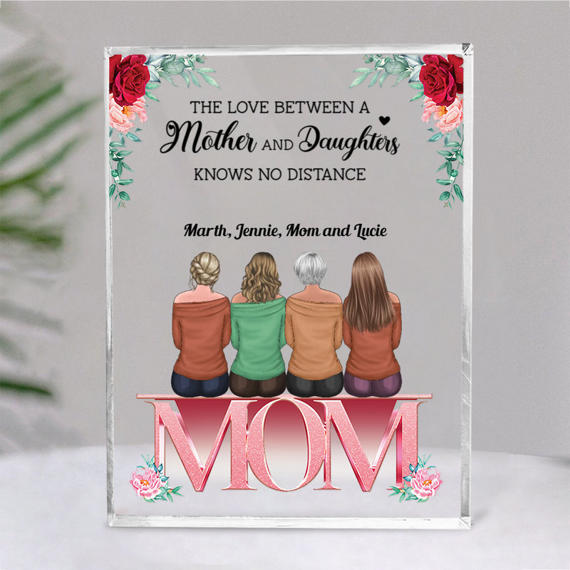 Mother And Daughter - Personalized Acrylic Plaque - Birthday Gift Mother&