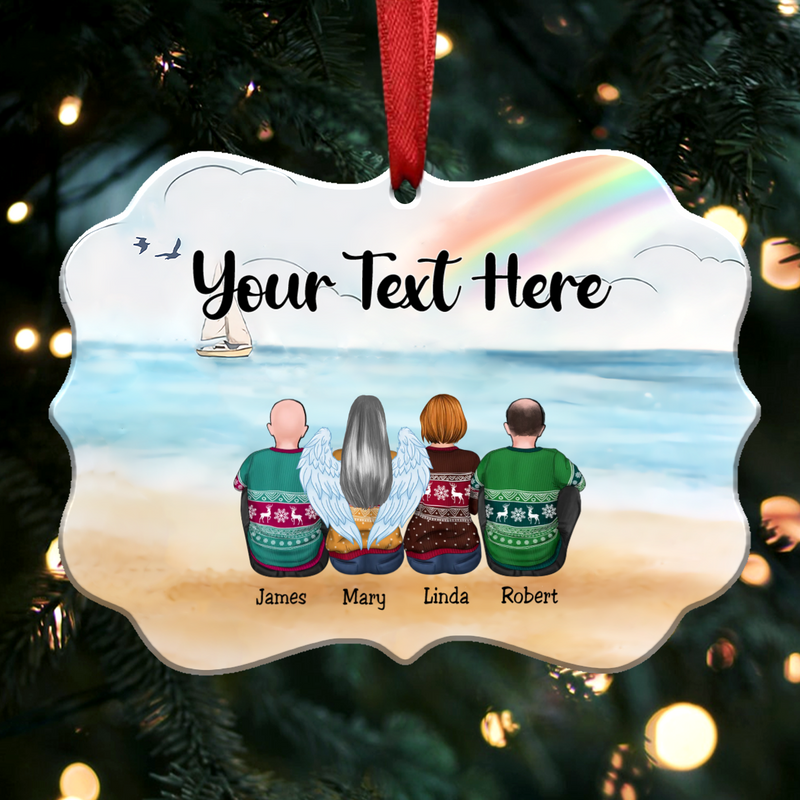 Custom Ornament - Personalized Acrylic Memorial Gift - Makezbright Gifts