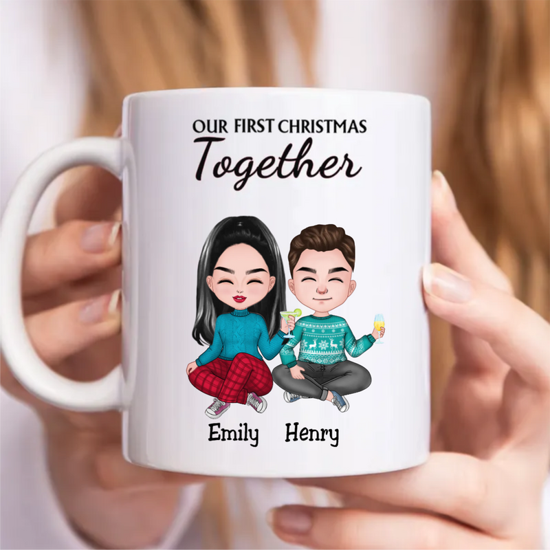 Couple - Our First Christmas Together - Personalized Mug