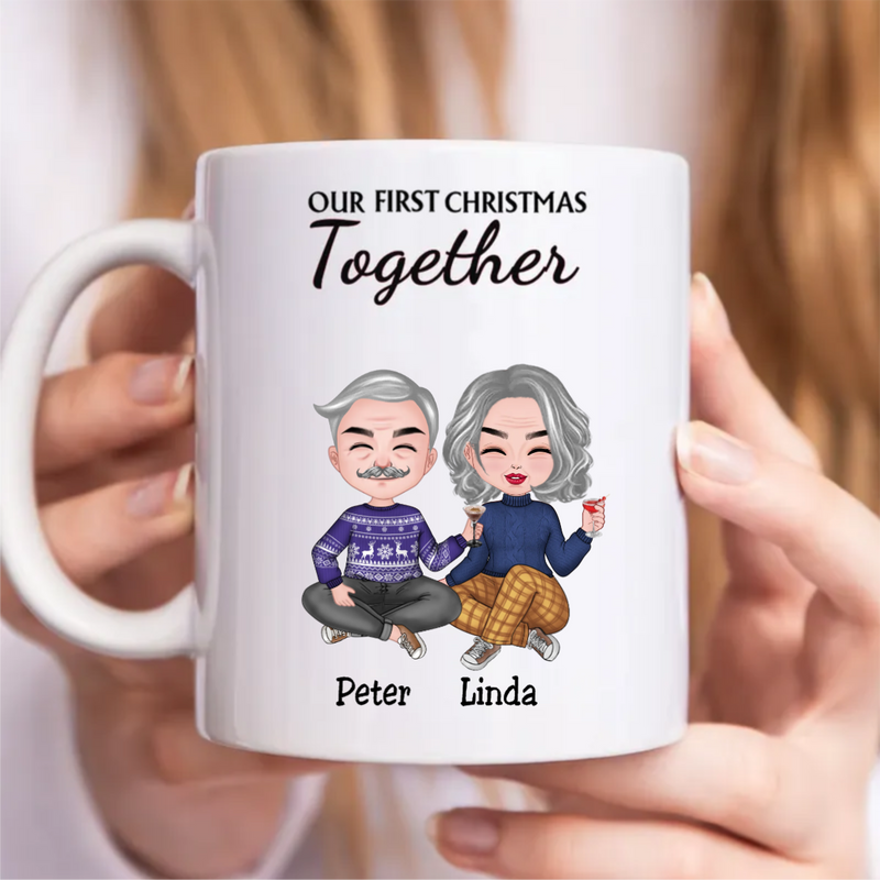 Couple - Our First Christmas Together - Personalized Mug