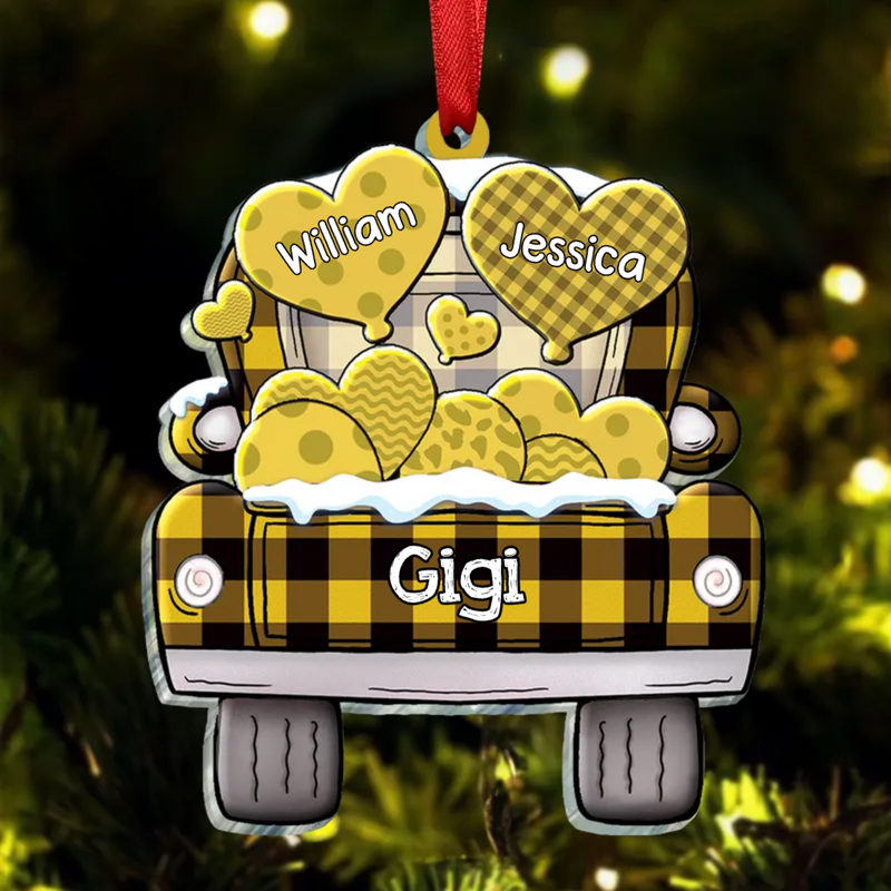 Family - Grandma Truck - Personalized Acrylic Ornament