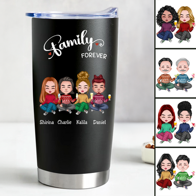 Family - Family Forever - Personalized Tumbler (BL)