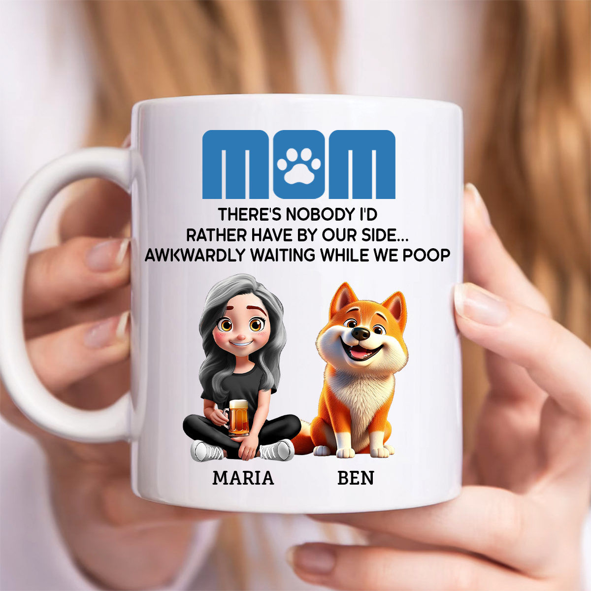 There's Nobody I'd Rather - Personalized Mug