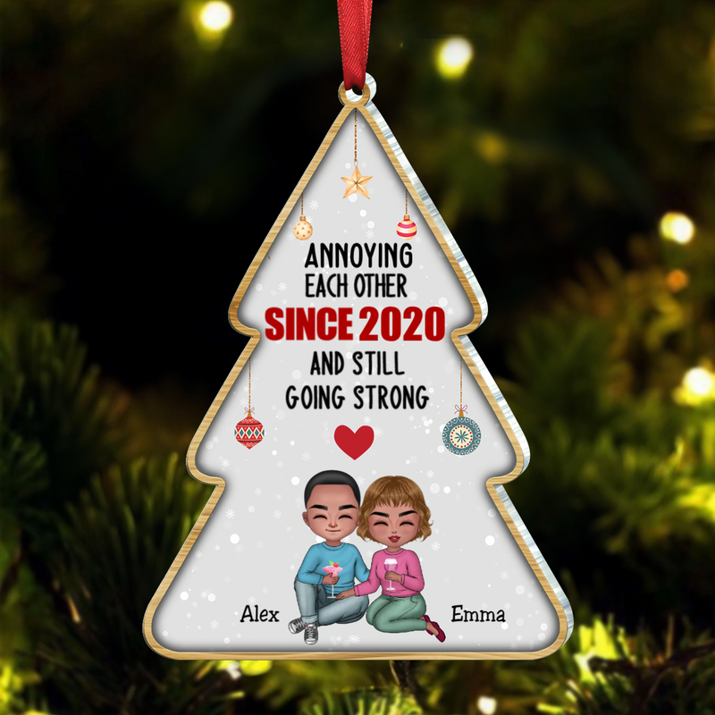 Couple - Annoying Each Other & Still Going Strong - Personalized Ornament