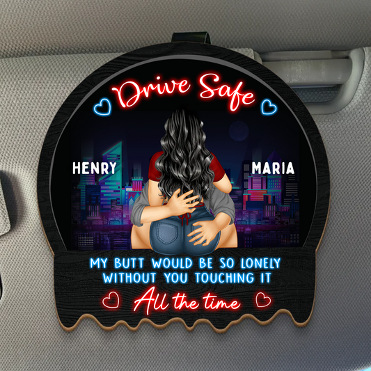 You Are The Song My Heart Sings - Couple Personalized Custom Car Visor Clip - Gift For Husband Wife, Anniversary