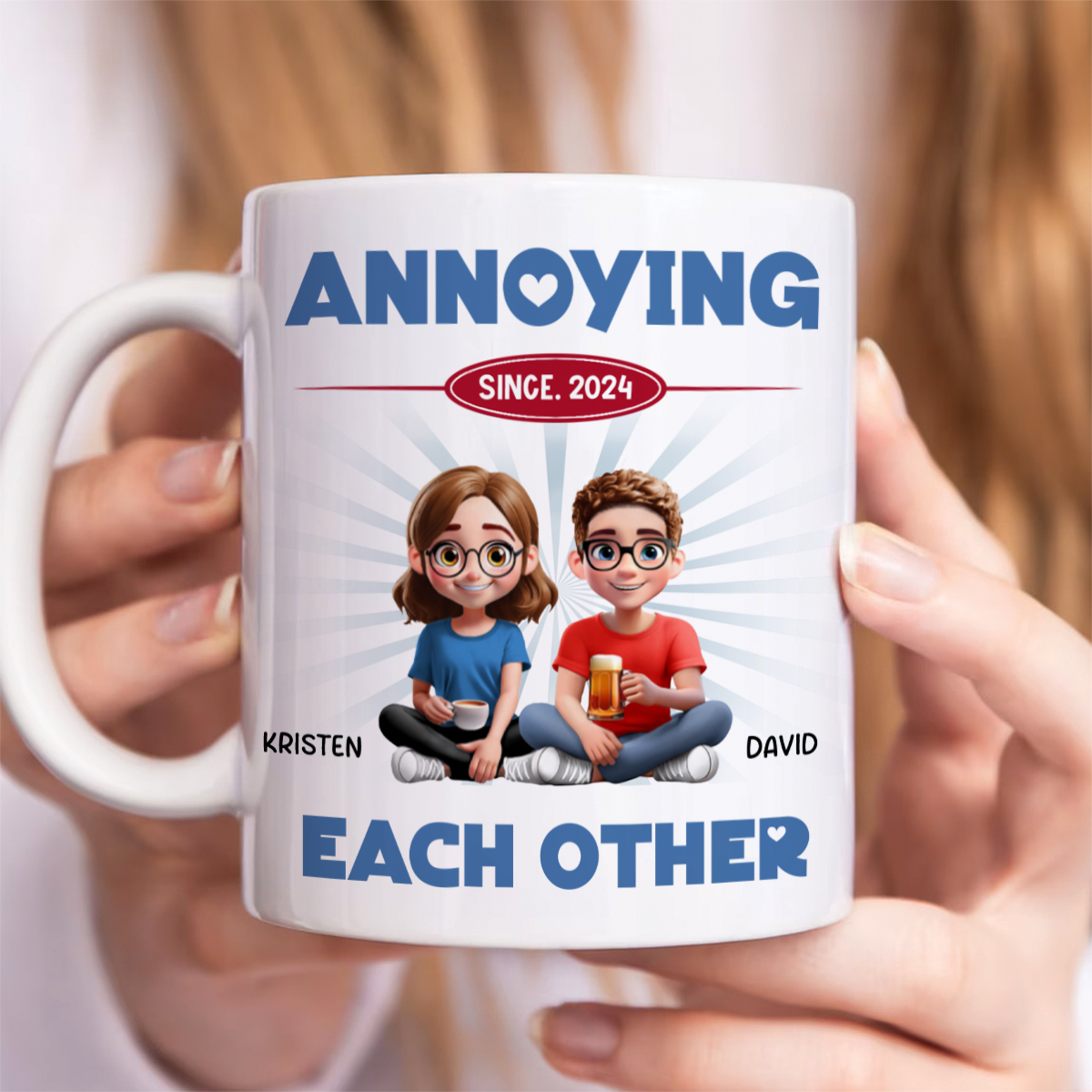 Annoying Each Other Couple I'm Yours No Refund - Personalized Mug