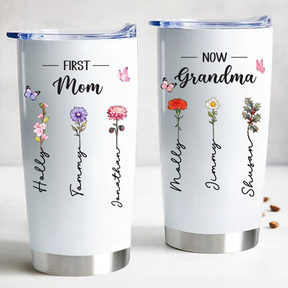 20oz Grandma Vibes - Custom Insulated Tumbler (L) - Makezbright Gifts