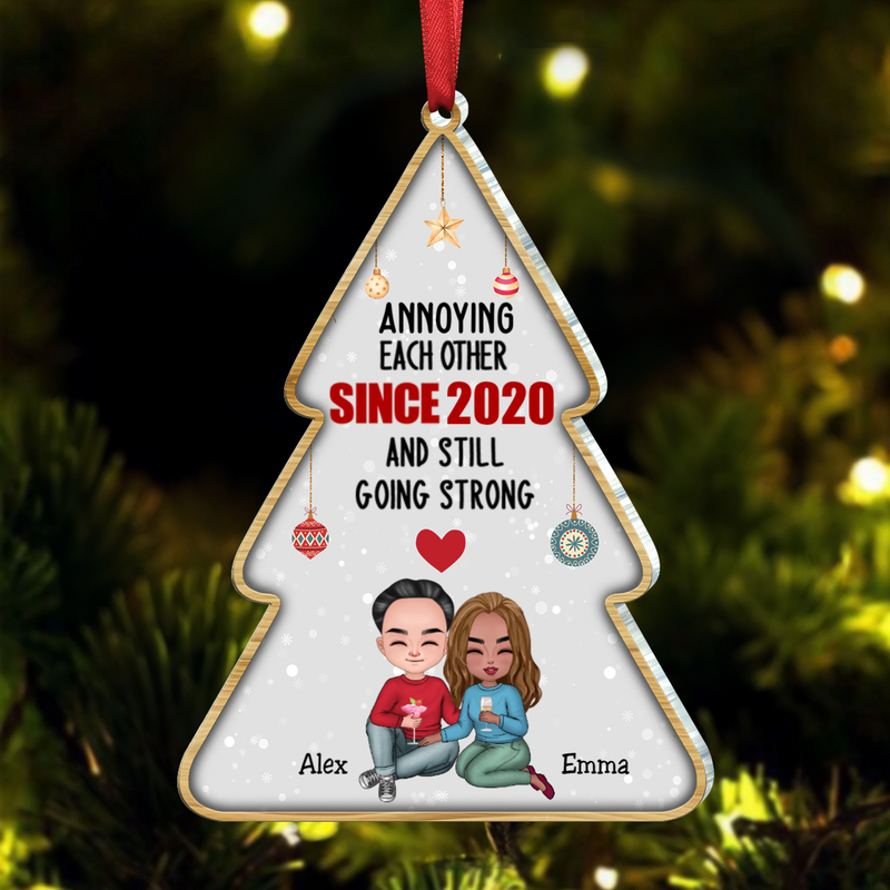 Couple - Annoying Each Other & Still Going Strong - Personalized Ornament