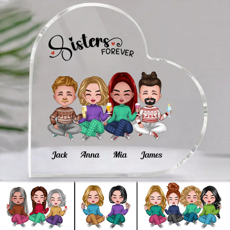 Friends - Friends Forever - Personalized Acrylic Plaque (LH)