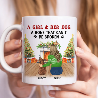 A Bond That Can't Be Broken Dog Lovers Christmas - Personalized Mug