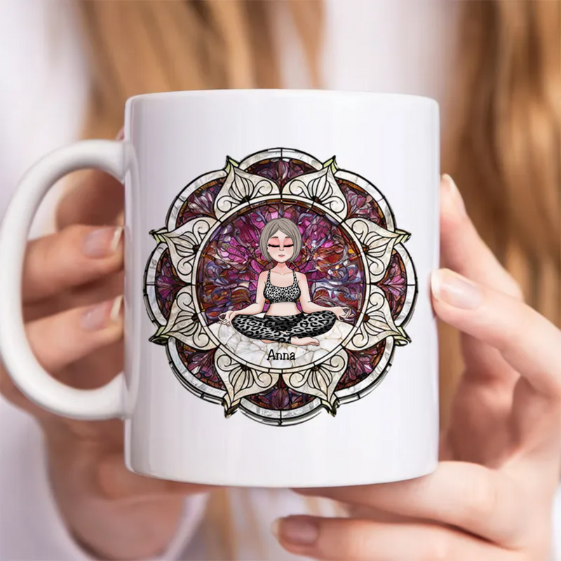 Yoga Lovers - Yoga Mandala - Personalized Mug