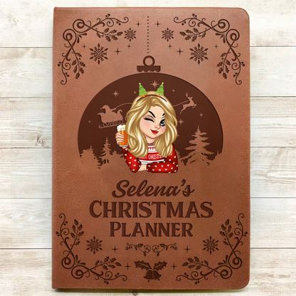 Christmas Planner - Personalized Leather Journal