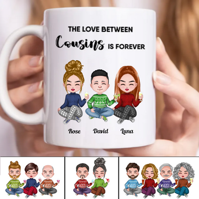 Family - The Love Between Siblings Is Forever - Personalized Mug (CB)