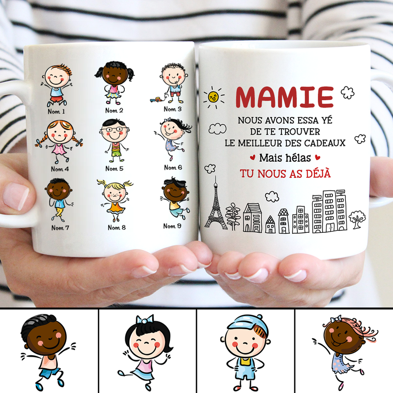Family - Mom French Mamie - Personalized Mug