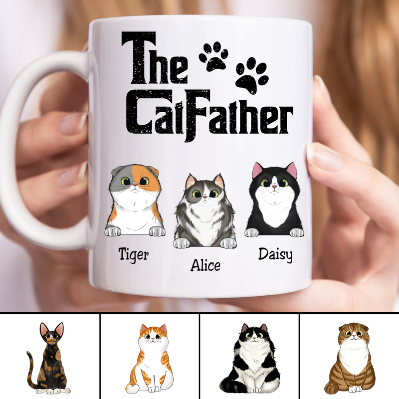 The Cat Father - Personalized Mug (QH)