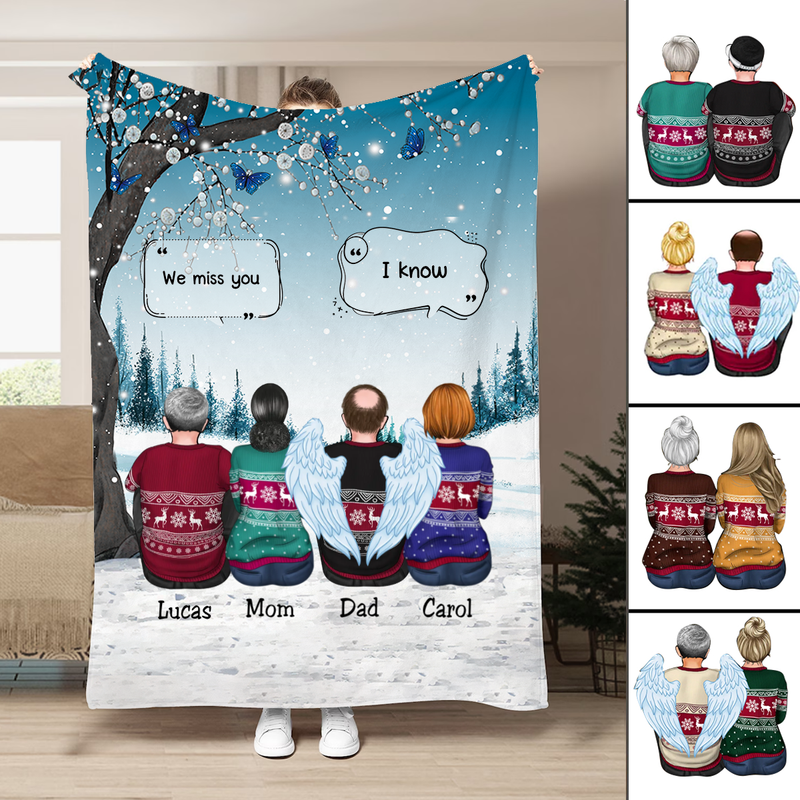 Family - We Miss You - Personalized Blanket