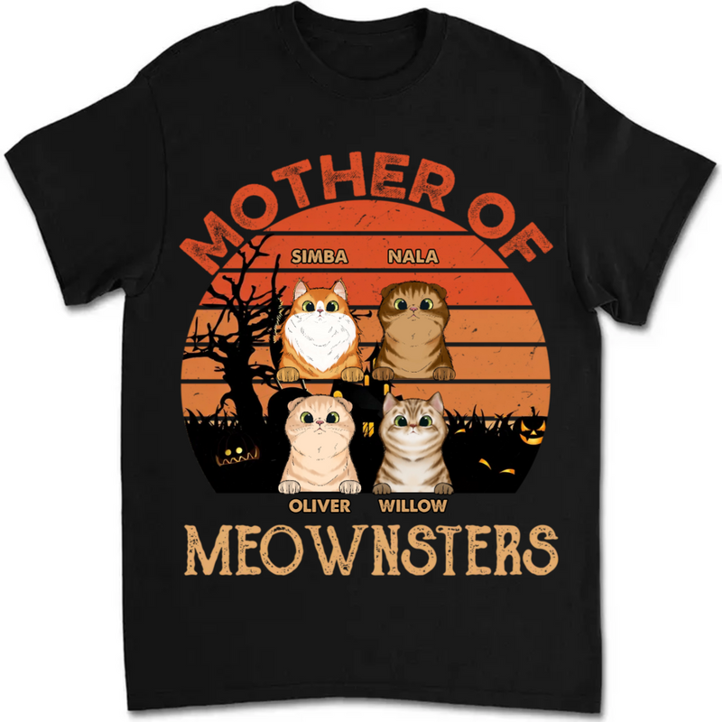 Mother - Mother Of Meownsters - Personalized Unisex T-shirt