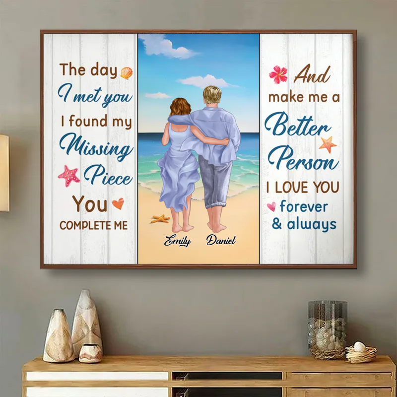 Couple - I Love You Forever And Always - Personalized Poster