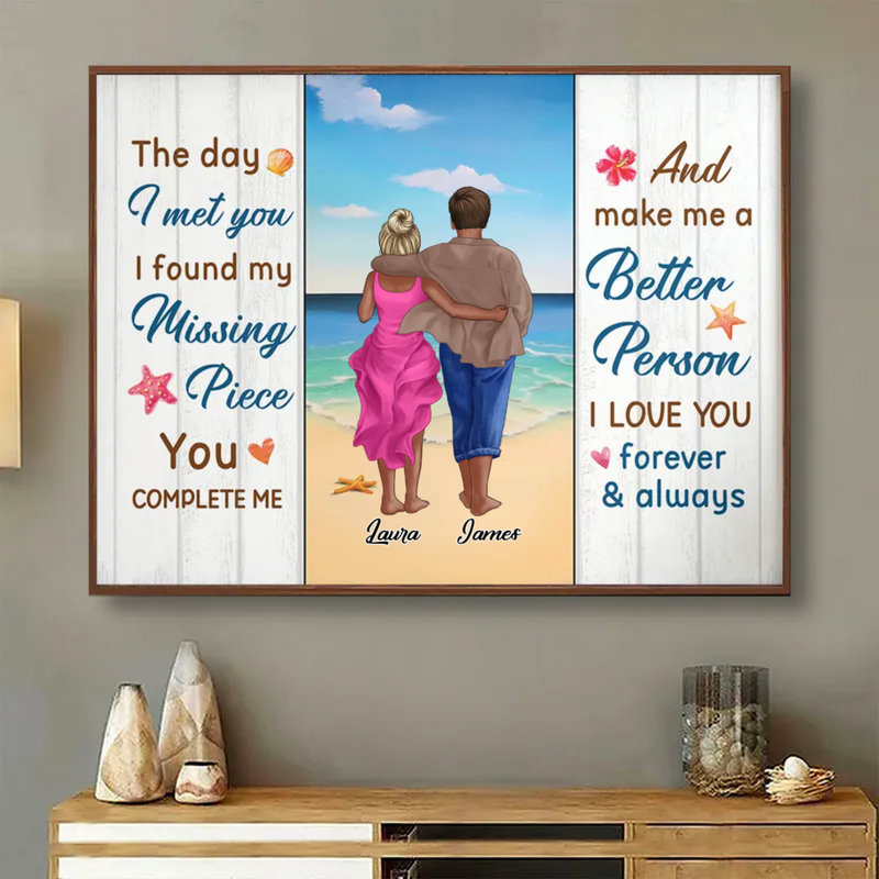 Couple - I Love You Forever And Always - Personalized Poster