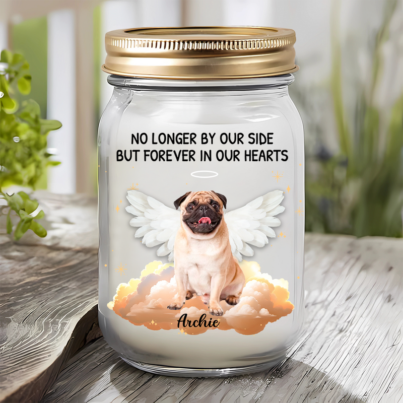 Pet Lovers - Custom Photo Forever In My Heart - Personalized Jar Light (VT)