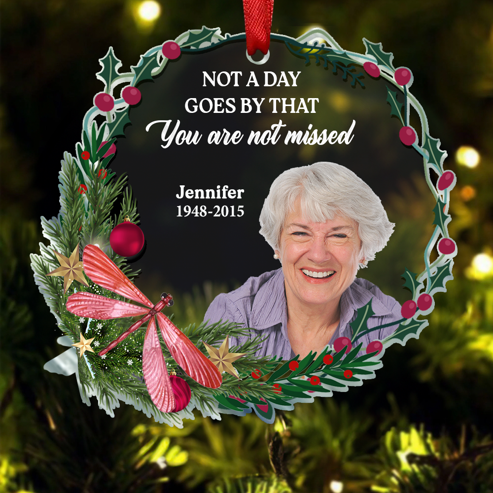 I Am Always With You - Personalized Memorial Photo Ornament