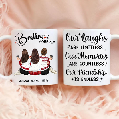 Our Memories Are Countless Our Friendship Is Endless - Personalized Mug