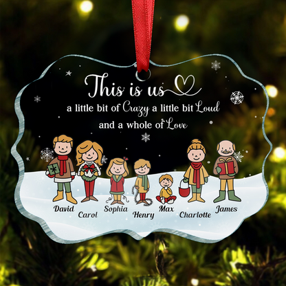 This Is Us - Personalized Acrylic Ornament