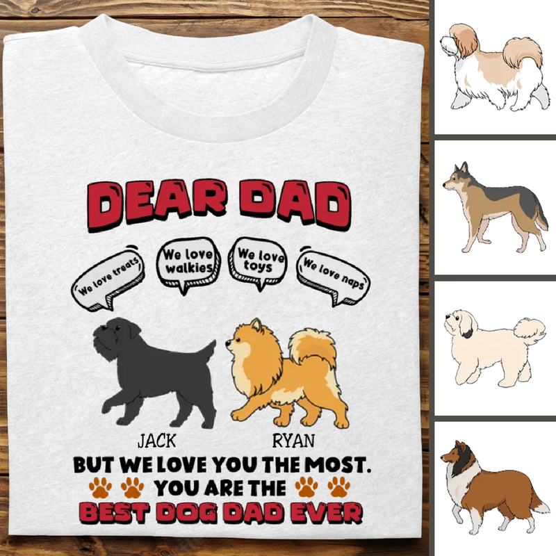 Dog Lovers - Treats And Naps - Personalized T-Shirt