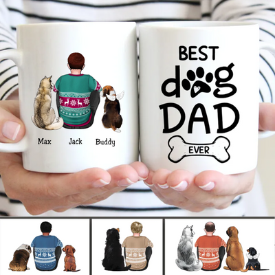 Father's Day - Best Dog Dad Ever - Personalized Mug