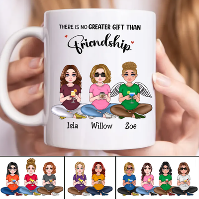 Besties - There Is No Greater Gift Than Friendship - Personalized Mug (NM)