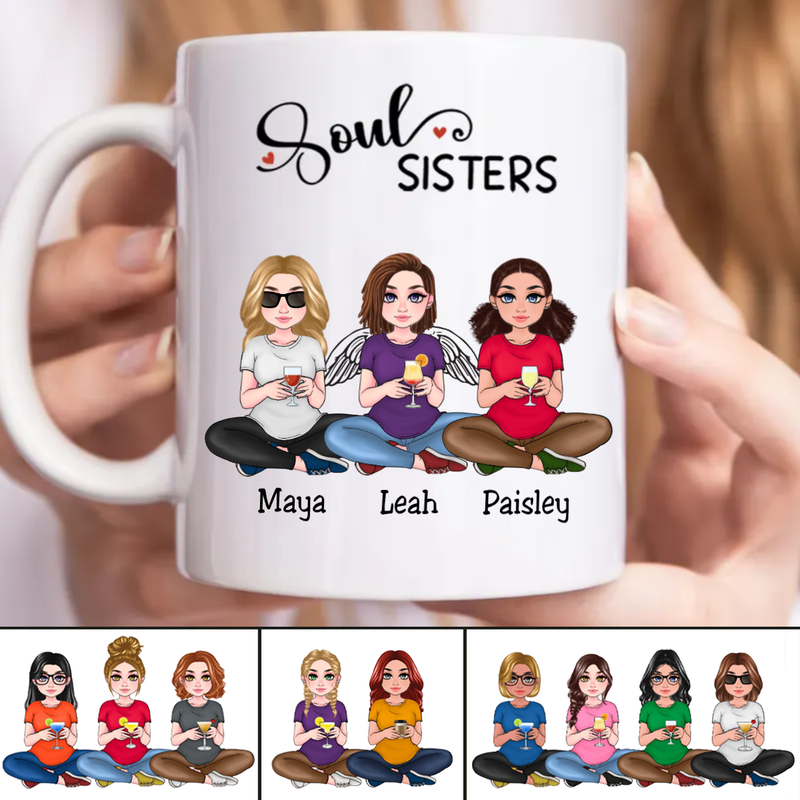 Besties - Soul Sisters - Personalized Mug (NM)