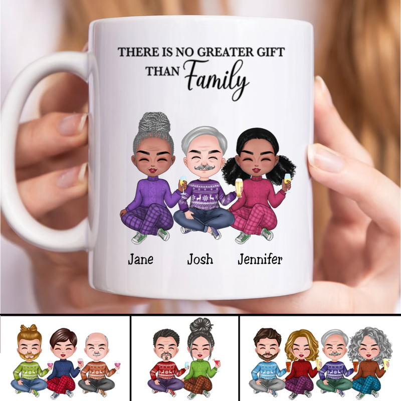 Family - There Is No Greater Gift Than Family - Personalized Mug (VT)