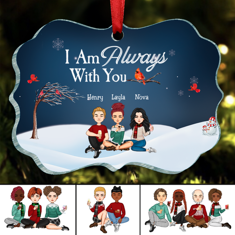 Family - I Am Always With You - Personalized Acrylic Ornament (NM)