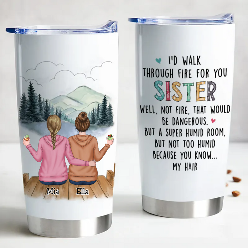 Sisters Forever 20oz Personalized Insulated Tumbler