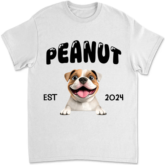 I Love My Dog - Personalized T Shirt