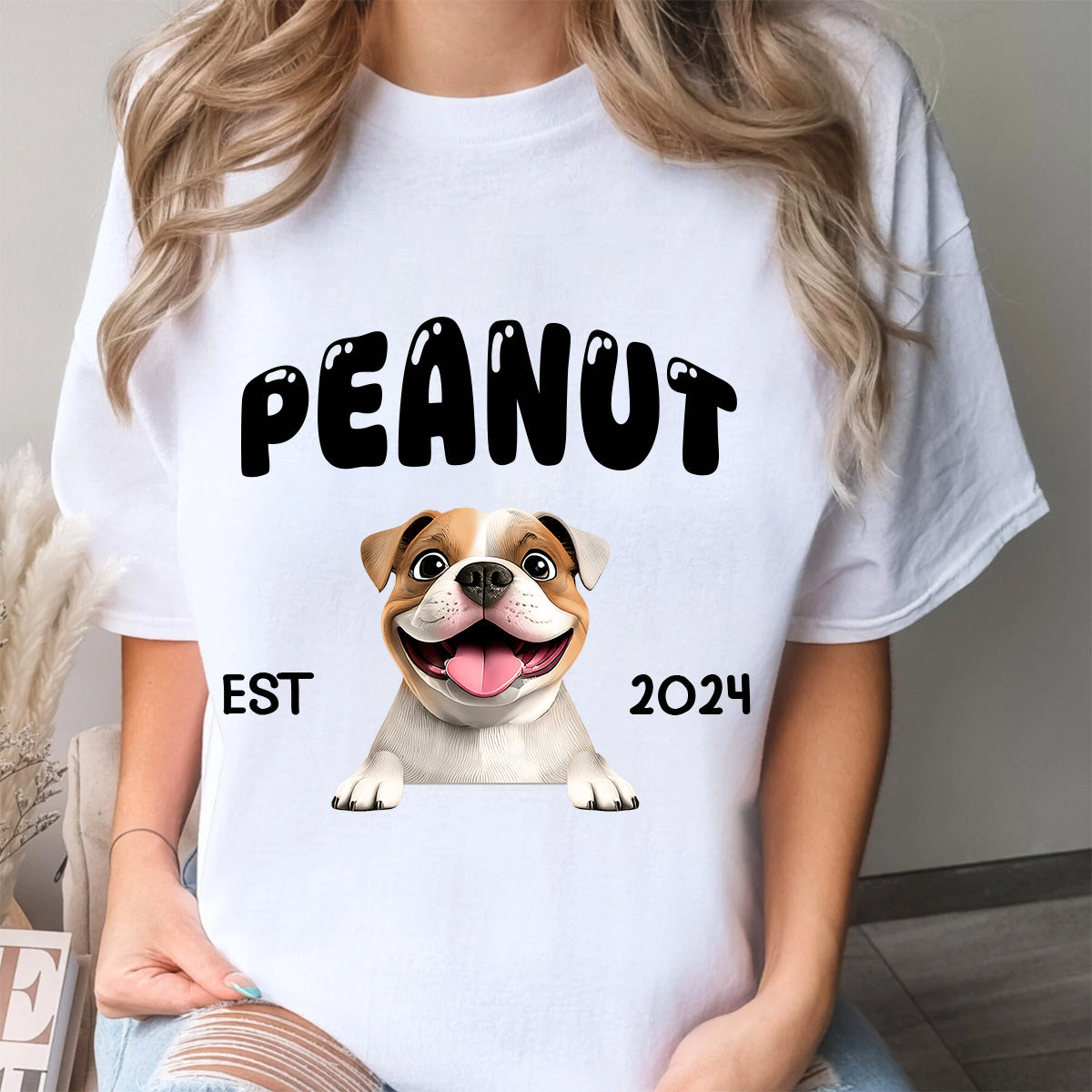 I Love My Dog - Personalized T Shirt