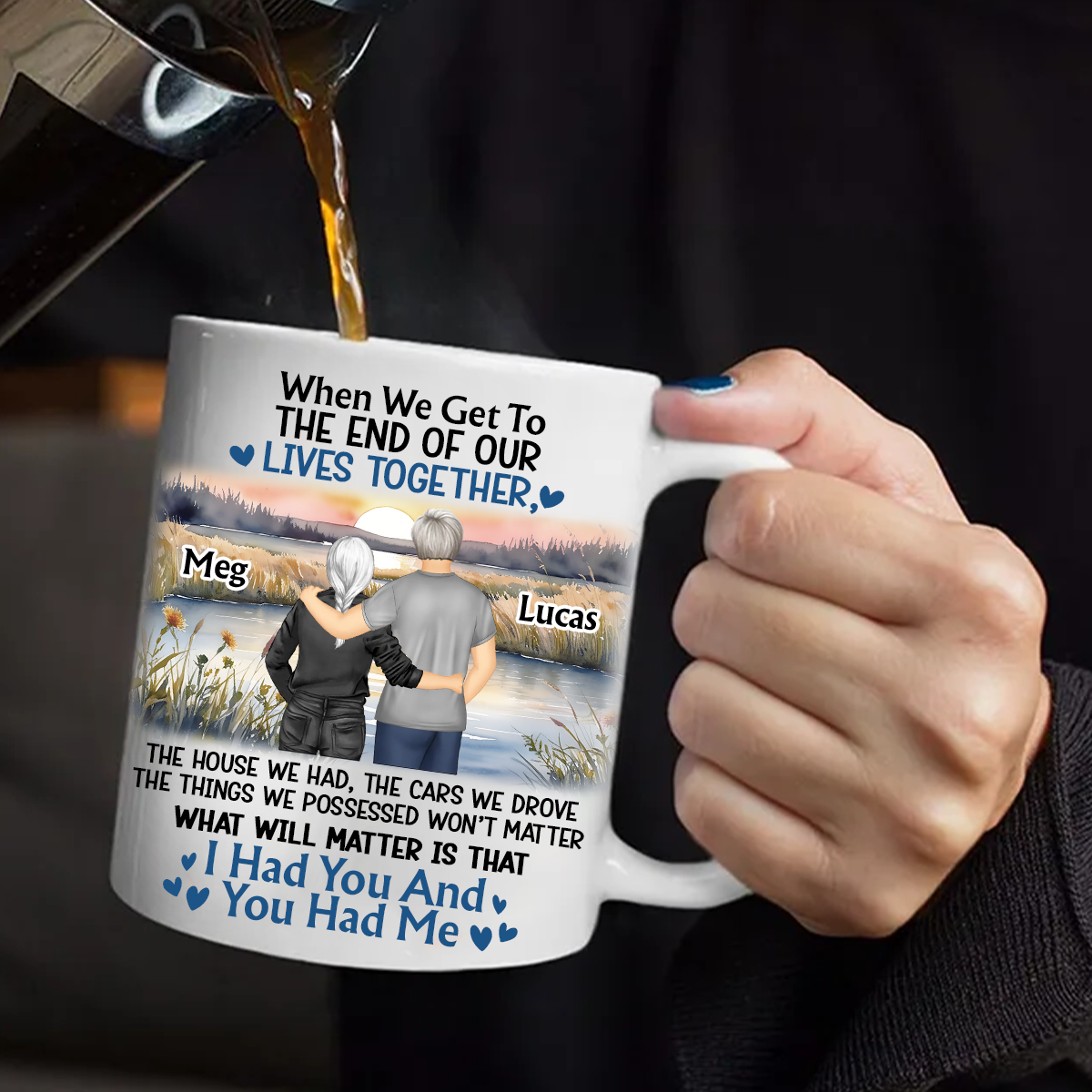 Old Couple I Had You And You Had Me - Personalized Mug