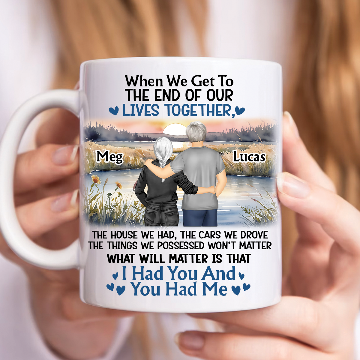 Old Couple I Had You And You Had Me - Personalized Mug