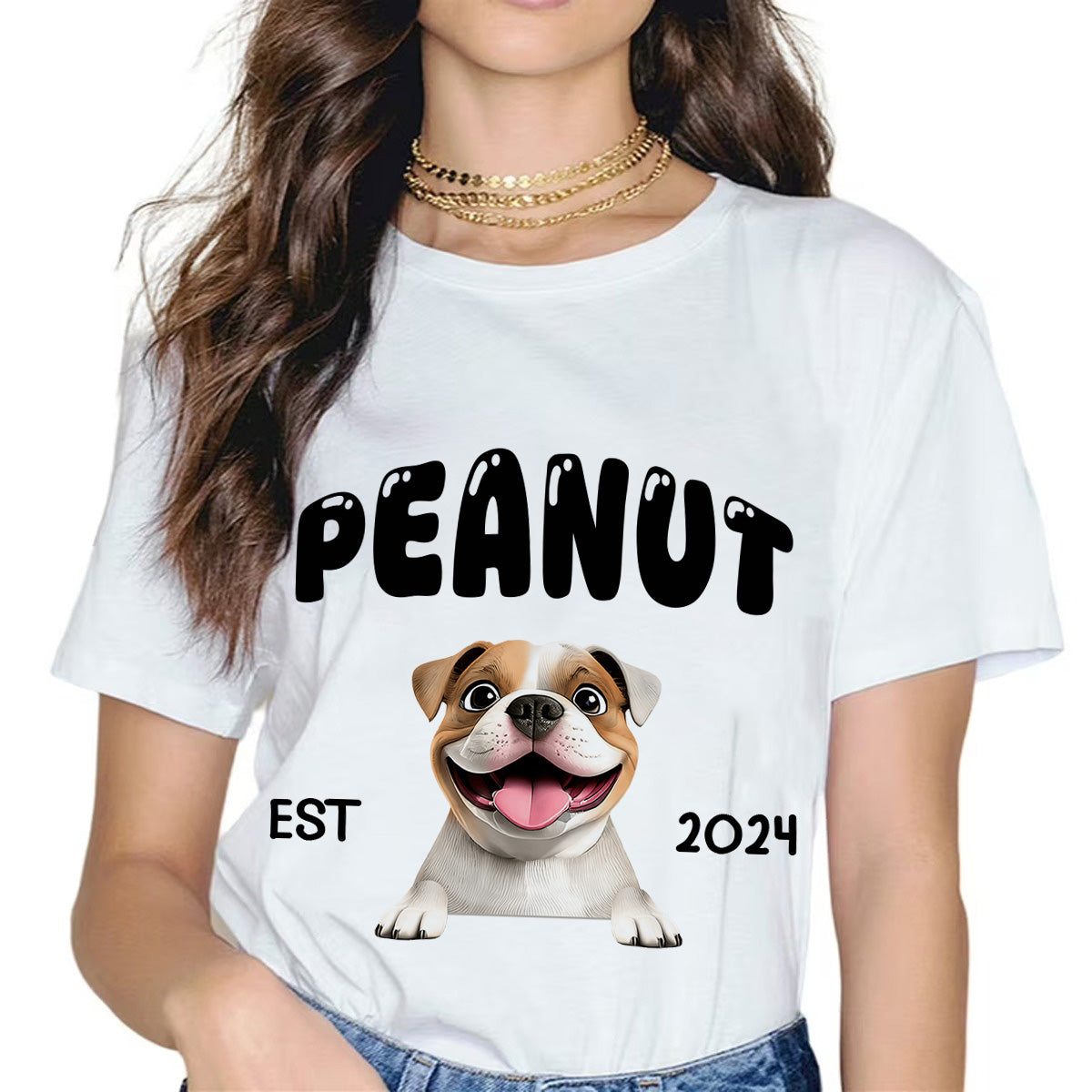 I Love My Dog - Personalized T Shirt