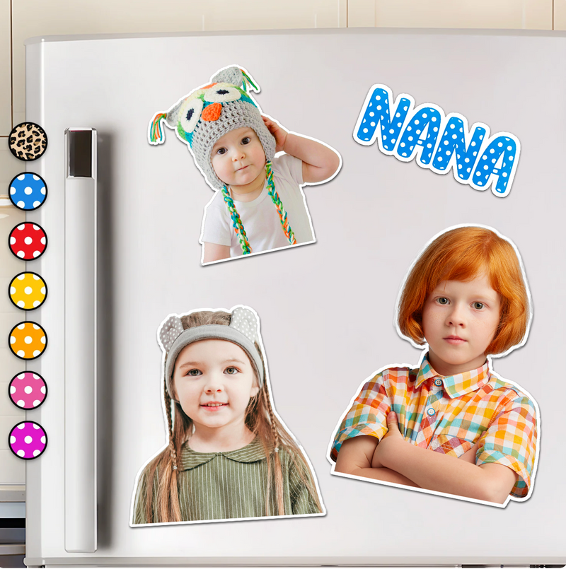 Family - Custom Photo Nana - Personalized Magnet (HJ)