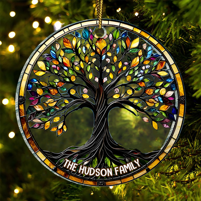 Family Tree Of Life - Personalized Acrylic Ornament