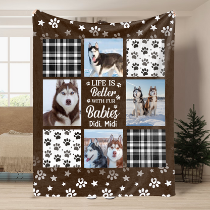 Custom Photo You Were My Favorite Hello And My Hardest Goodbye - Memorial Personalized Blanket