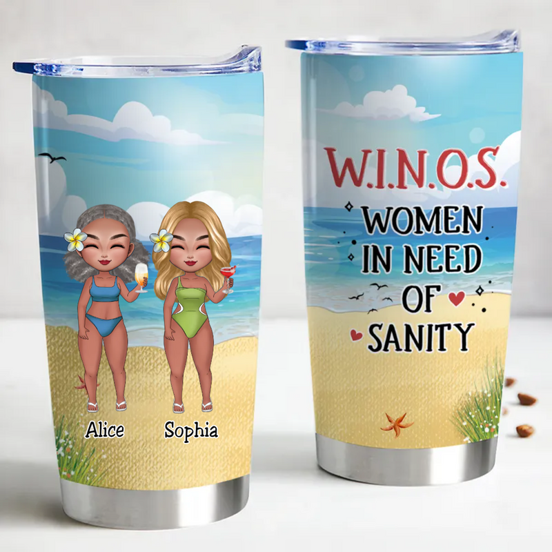 Sanity Saver: Personalized Stainless Steel Tumbler - 20oz