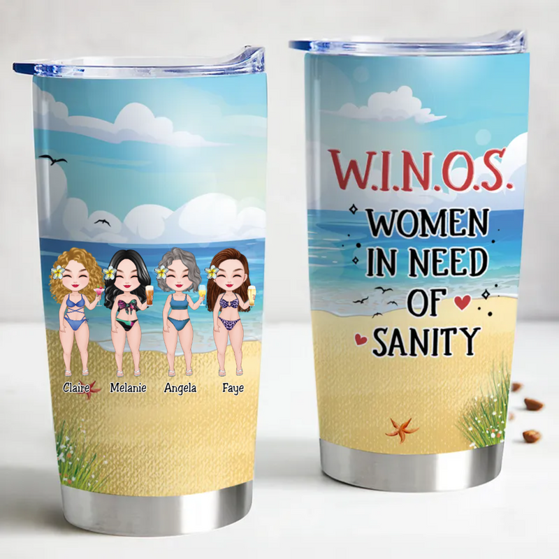 Sanity Saver: Personalized Stainless Steel Tumbler - 20oz