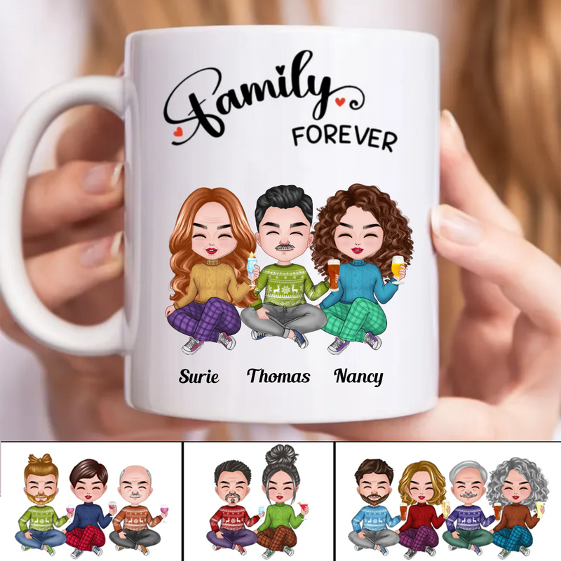 Family - Family Forever - Personalized Mug (SA)